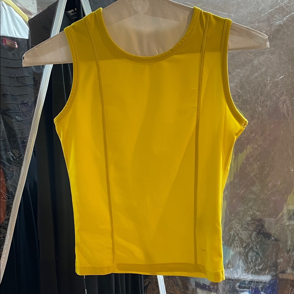 Yellow Sleeveless Women's Top